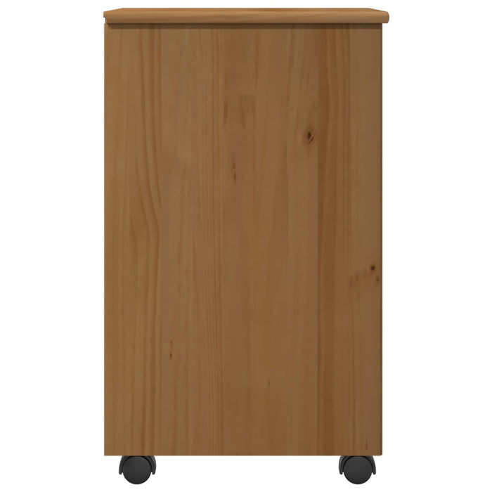 Cabinet mobil Maro miere 34 x 39 x 65,5 cm Lemn de pin masiv - WALTI WALTI