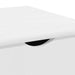 Cabinet mobil cu roata Alb 34 x 39 x 65,5 cm Lemn de pin masiv - WALTI WALTI