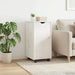 Cabinet mobil cu roata Alb 34 x 39 x 65,5 cm Lemn de pin masiv - WALTI WALTI