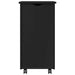 Cabinet mobil Negru 34 x 39 x 65,5 cm Lemn de pin masiv - WALTI WALTI