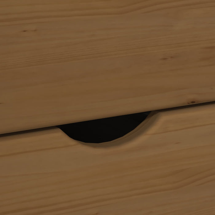 Cabinet mobil Maro miere 63,5 x 39 x 79 cm Lemn de pin masiv - WALTI WALTI