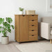 Cabinet mobil Maro miere 63,5 x 39 x 79 cm Lemn de pin masiv - WALTI WALTI