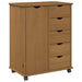 Cabinet mobil Maro miere 63,5 x 39 x 79 cm Lemn de pin masiv - WALTI WALTI
