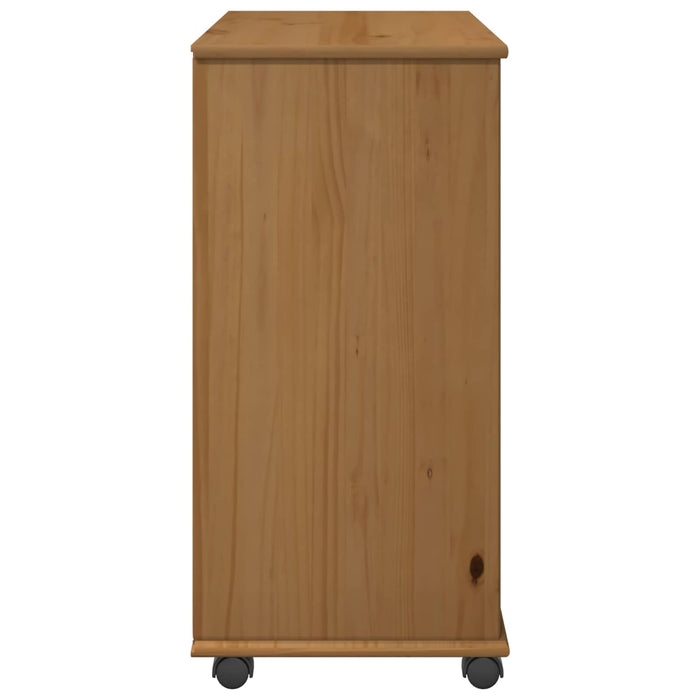 Cabinet mobil Maro miere 63,5 x 39 x 79 cm Lemn de pin masiv - WALTI WALTI