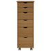 Cabinet mobil Maro miere 34 x 39 x 93,5 cm Lemn de pin masiv - WALTI WALTI