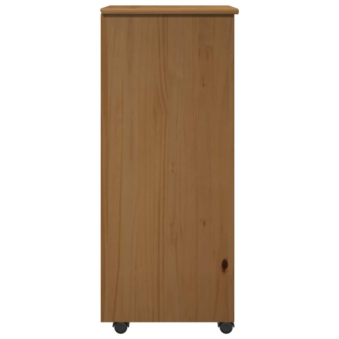 Cabinet mobil Maro miere 34 x 39 x 93,5 cm Lemn de pin masiv - WALTI WALTI