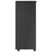 Cabinet mobil cu roata Gri 34 x 39 x 93,5 cm Lemn de pin masiv - WALTI WALTI
