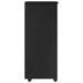 Cabinet mobil Negru 34 x 39 x 93,5 cm Lemn de pin masiv - WALTI WALTI