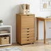 Cabinet mobil Maro miere 53 x 39 x 103 cm Lemn de pin masiv - WALTI WALTI