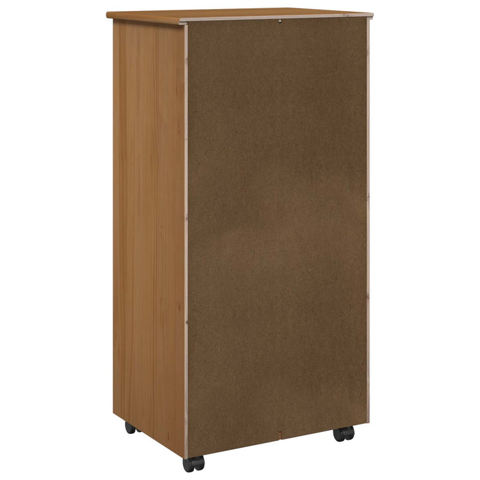 Cabinet mobil Maro miere 53 x 39 x 103 cm Lemn de pin masiv - WALTI WALTI