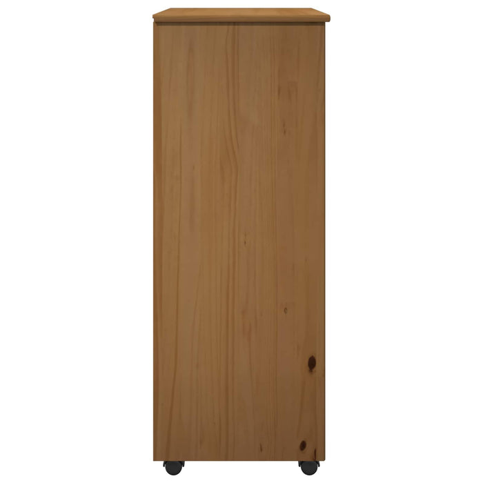Cabinet mobil Maro miere 53 x 39 x 103 cm Lemn de pin masiv - WALTI WALTI