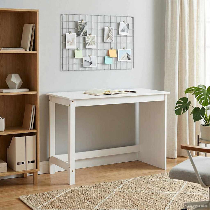 Birou Alb 112 x 50 x 75 cm Lemn de pin masiv - WALTI WALTI
