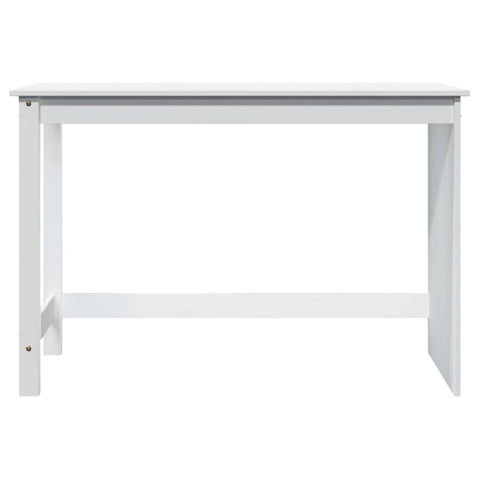 Birou Alb 112 x 50 x 75 cm Lemn de pin masiv - WALTI WALTI