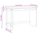 Birou Alb 112 x 50 x 75 cm Lemn de pin masiv - WALTI WALTI