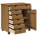 Cabinet mobil Maro miere 63,5 x 39 x 65,5 cm Lemn de pin masiv - WALTI WALTI