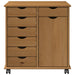 Cabinet mobil Maro miere 63,5 x 39 x 65,5 cm Lemn de pin masiv - WALTI WALTI