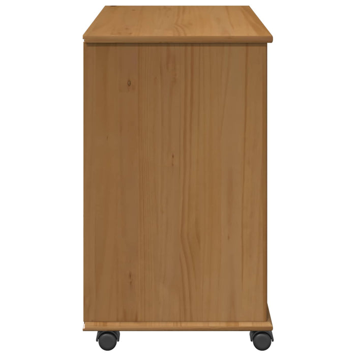 Cabinet mobil Maro miere 63,5 x 39 x 65,5 cm Lemn de pin masiv - WALTI WALTI