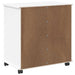 Cabinet mobil Alb 63,5 x 39 x 65,5 cm Lemn de pin masiv - WALTI WALTI