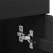 Cabinet mobil Negru 63,5 x 39 x 65,5 cm Lemn de pin masiv - WALTI WALTI
