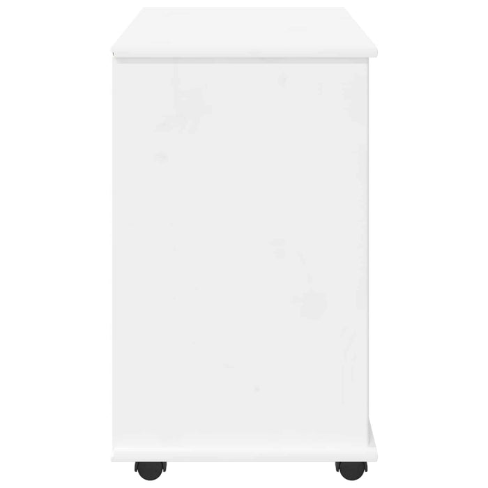 Cabinet mobil Alb 63,5 x 39 x 65,5 cm Lemn de pin masiv - WALTI WALTI