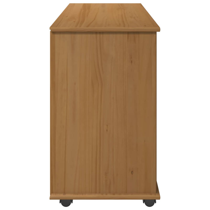 Cabinet mobil Maro miere 100 x 39 x 65,5 cm Lemn de pin masiv - WALTI WALTI