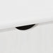 Cabinet mobil cu roata Alb 100 x 39 x 65,5 cm Lemn de pin masiv - WALTI WALTI