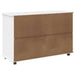Cabinet mobil cu roata Alb 100 x 39 x 65,5 cm Lemn de pin masiv - WALTI WALTI