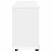 Cabinet mobil cu roata Alb 100 x 39 x 65,5 cm Lemn de pin masiv - WALTI WALTI