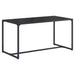 Set de canapele pentru grădină 3 pcs Negru și antracit Oțel - WALTI WALTI