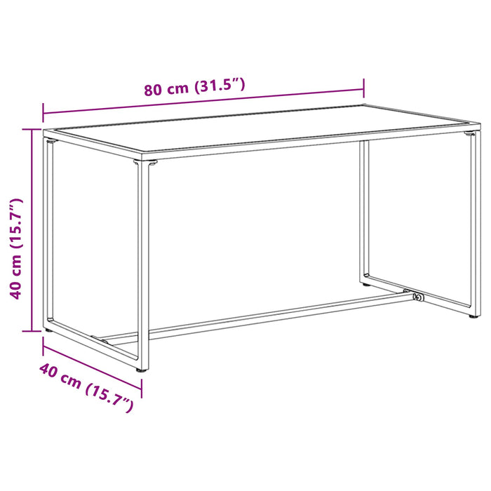Set de canapele pentru grădină 3 pcs Negru și antracit Oțel - WALTI WALTI