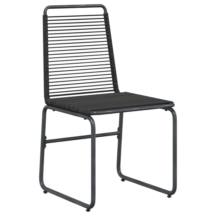 Scaune de grădină 2 pcs Negru 48 x 55 x 89,5 cm Ratan - WALTI WALTI