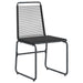 Scaune de grădină 2 pcs Negru 48 x 55 x 89,5 cm Ratan - WALTI WALTI