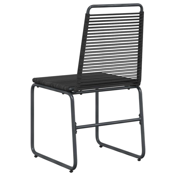 Scaune de grădină 2 pcs Negru 48 x 55 x 89,5 cm Ratan - WALTI WALTI
