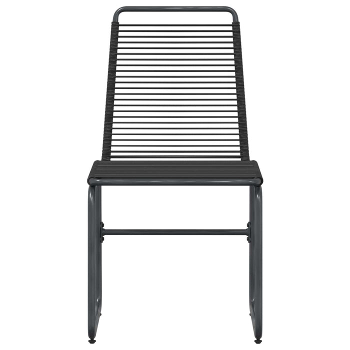 Scaune de grădină 2 pcs Negru 48 x 55 x 89,5 cm Ratan - WALTI WALTI