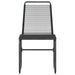 Scaune de grădină 2 pcs Negru 48 x 55 x 89,5 cm Ratan - WALTI WALTI