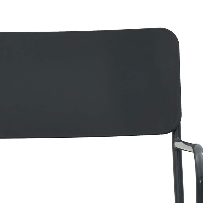 Scaune de grădină 2 pcs Antracit 51 x 55 x 81 cm Oțel - WALTI WALTI