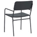 Scaune de grădină 2 pcs Antracit 51 x 55 x 81 cm Oțel - WALTI WALTI