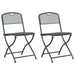 Scaune de grădină 2 pcs Antracit 52,5 x 46 x 82 cm Fier - WALTI WALTI