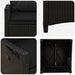 Scaun pentru Grădină 2 pcs Negru 56 x 64 x 94 cm - WALTI WALTI