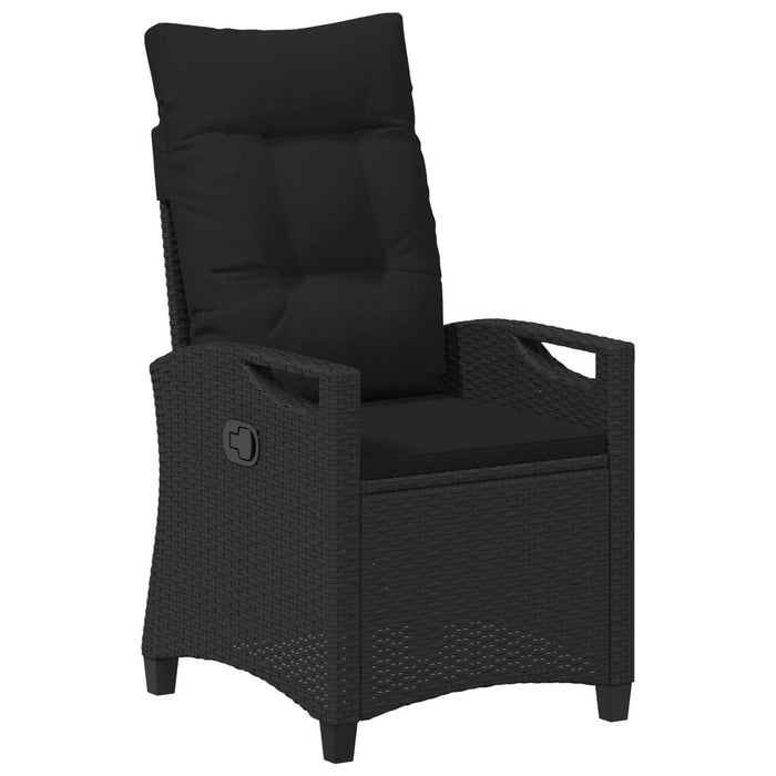Scaun pentru Grădină 2 pcs Negru 56 x 64 x 94 cm - WALTI WALTI