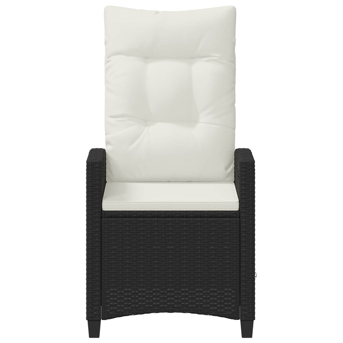 Scaun pentru Grădină 2 pcs Negru și Crem 56 x 60 x 112 cm - WALTI WALTI