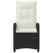 Scaun pentru Grădină 2 pcs Negru și Crem 56 x 60 x 112 cm - WALTI WALTI