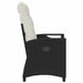 Scaun pentru Grădină 2 pcs Negru și Crem 56 x 60 x 112 cm - WALTI WALTI