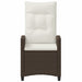 Scaun pentru Grădină 2 pcs Maro și Crem 56 x 60 x 112 cm - WALTI WALTI