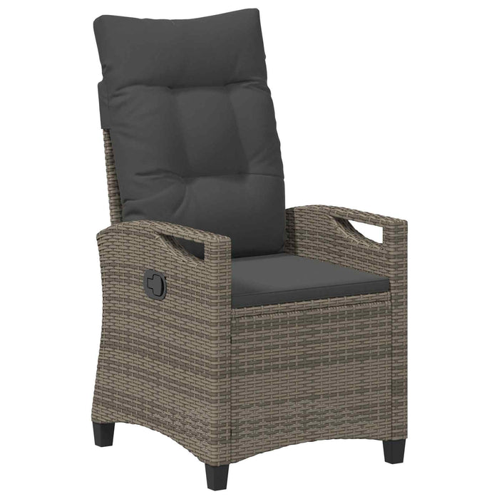 Scaun pentru Grădină 2 pcs Gri și gri închis 56 x 60 x 112 cm - WALTI WALTI