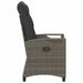 Scaun pentru Grădină 2 pcs Gri și gri închis 56 x 60 x 112 cm - WALTI WALTI