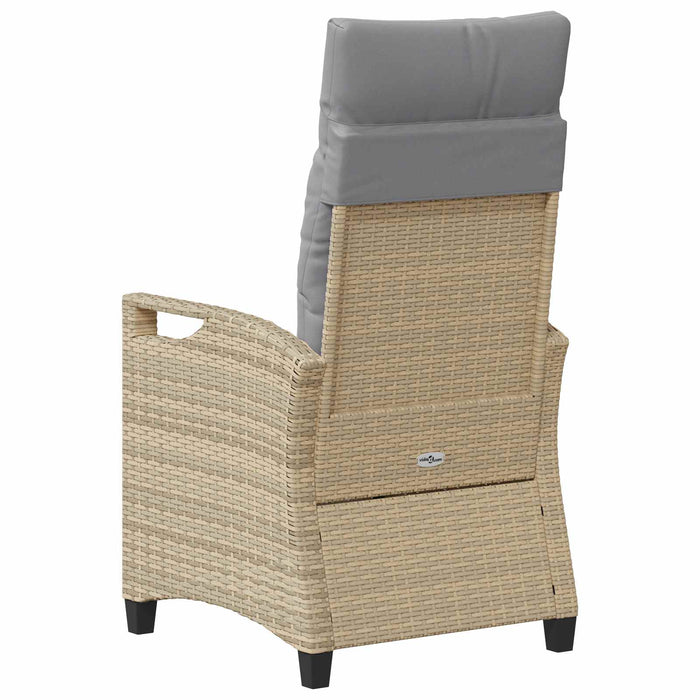 Scaun pentru Grădină 2 pcs Beige și gri deschis - WALTI WALTI