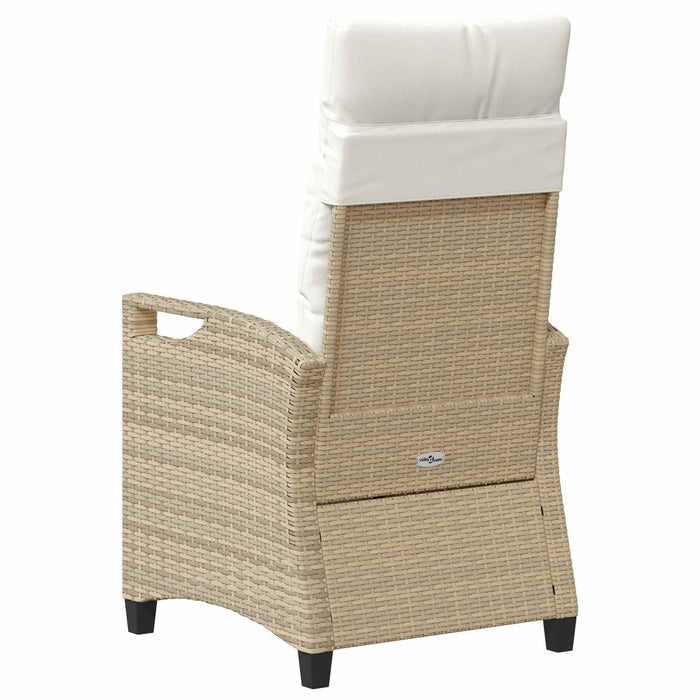 Scaun pentru Grădină 2 pcs Bej și crem 56 x 60 x 112 cm - WALTI WALTI