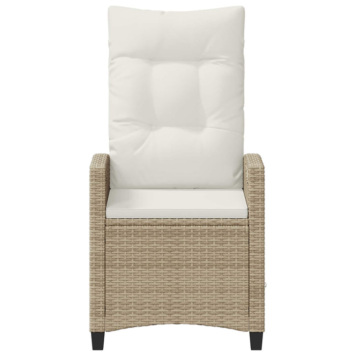 Scaun pentru Grădină 2 pcs Bej și crem 56 x 60 x 112 cm - WALTI WALTI