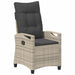 Scaun pentru Grădină 2 pcs Gri deschis și gri închis - WALTI WALTI